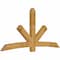 Ekena Millwork Alberta Rough Sawn Timber Gable Bracket, Western Red Cedar, 96"W x 48"H x 4"D x 6"F, 12/12 Pitch GBW096X48X0406ALB00RWR - alternate 2